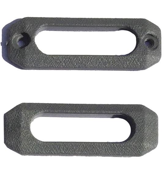 Kit 12 Plastiche Colorate Per Passanti Antracite - AC1186-AN