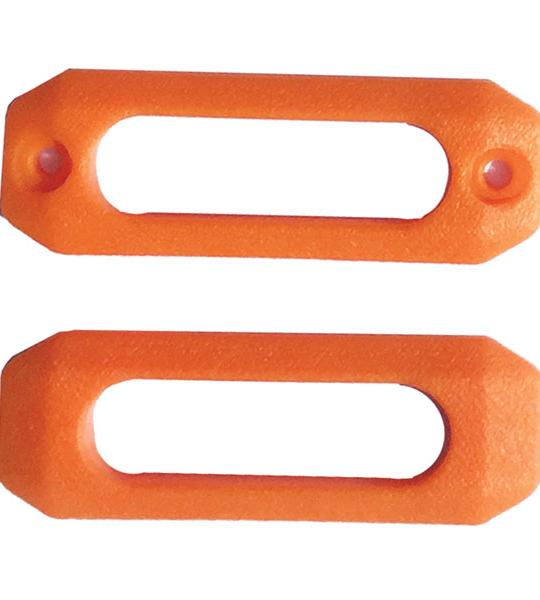 Kit 12 Plastiche Colorate Per Passanti GIALLO - AC1186-G