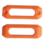 Kit 12 Plastiche Colorate Per Passanti ROSSO - AC1186-R