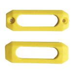 Kit 12 Plastiche Colorate Per Passanti GIALLO - AC1186-G