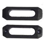 Kit 12 Plastiche Colorate Per Passanti Argento - AC1186-AR