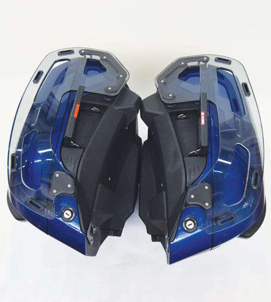 Portapacchi Laterali Supplementari In Pmma Per Borse Laterali Bmw R1200 Rt (07/2014>2018) / R1250 Rt (2019>) / K1600 Gt/Gtl (2010>) Fumè chiaro - PP14-FC-K1600GT