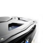 Portapacchi Posteriore Per Topcase In Alluminio Bmw R1200 Rt (07/2014>2018) / R1250 Rt (2019>) / K1600 Gt (2010>) NERO TESTURIZZATO - PP15-ALL-N-TX-R1200RT