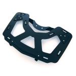 Portapacchi Posteriore Per Topcase In Alluminio Bmw R1200 Rt (07/2014>2018) / R1250 Rt (2019>) / K1600 Gt (2010>) NERO TESTURIZZATO - PP15-ALL-N-TX-R1250RT