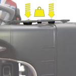 Portapacchi Per Borsa Bmw "Vario" Laterale Sinistra Nero  - PP18-SX-R1200GSLC