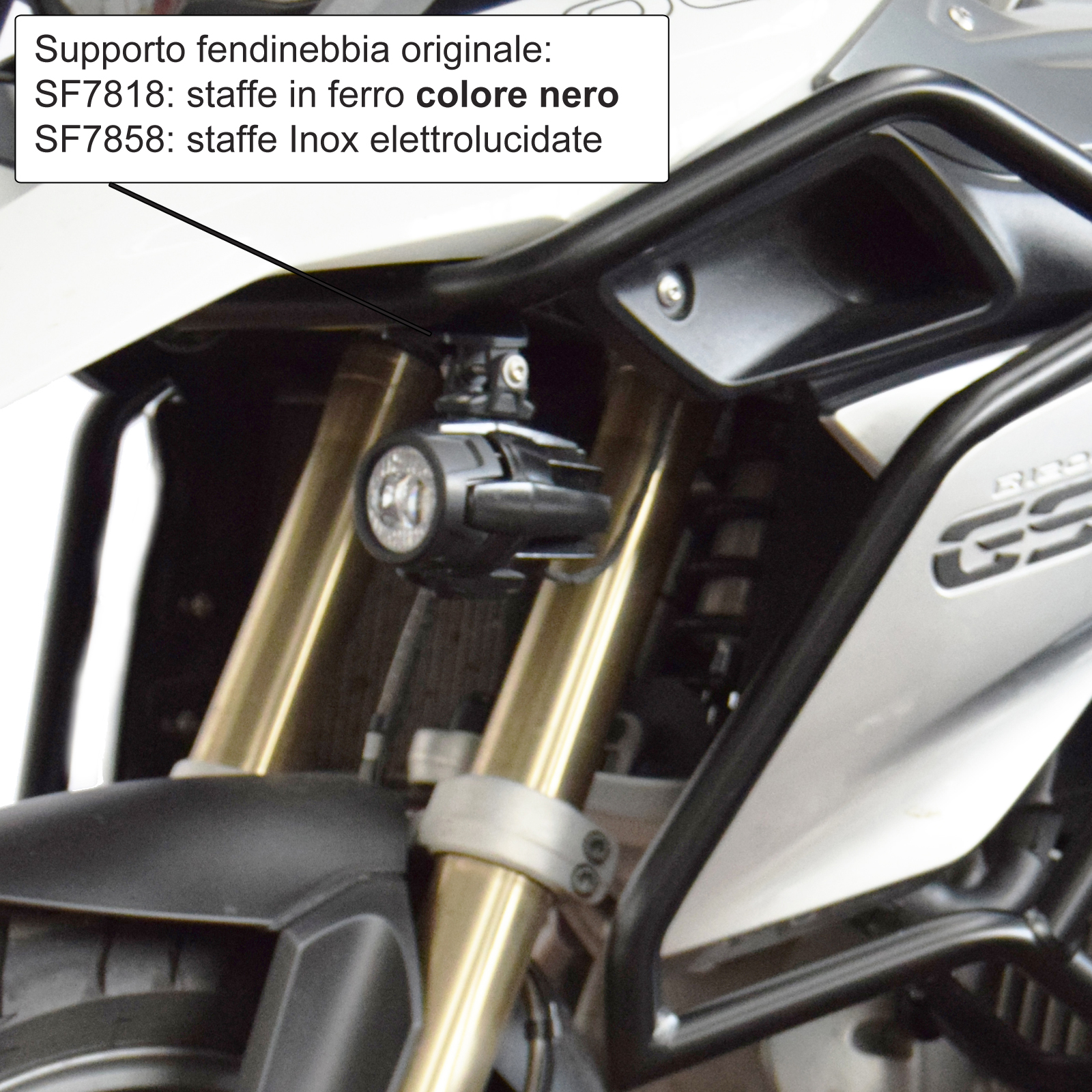 Tubi Di Protezioni Superiori In Ferro Verniciati Nero Bmw R 1200 Gs Lc 2013>2016 NERO - TB7818