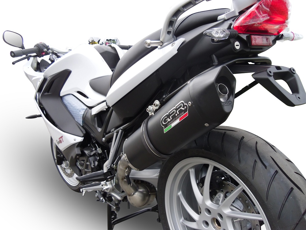 Scarico GPR compatibile con  Bmw F 800 Gt 2012-2016 - Furore Nero