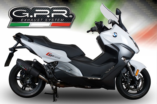 Scarico GPR compatibile con  Bmw C 650 Sport 2016-2020 - GP Evo4 Black Titanium
