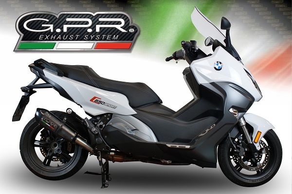 Scarico GPR compatibile con  Bmw C 650 Sport 2016-2020 - GP Evo4 Poppy